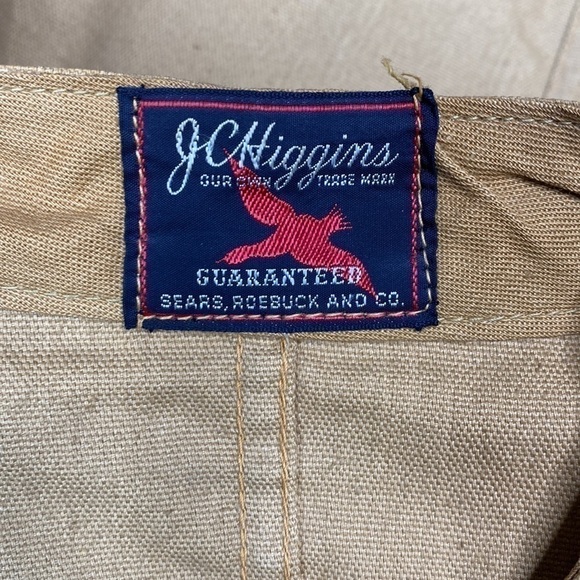 Vintage JC Higgens Sears Roebuck Brown Hunting Game Vest Small - Picture 7 of 9